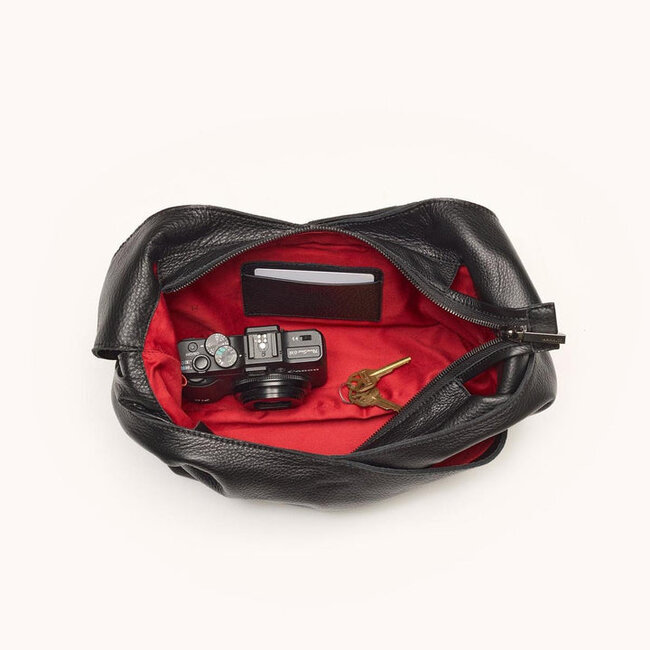 Hammitt Tom Zip Med - Black - Gunmetal