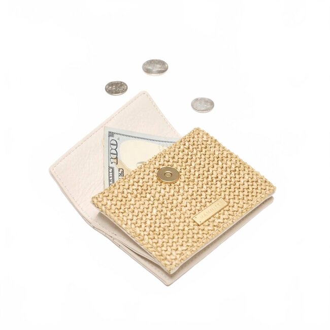 Hammitt Montana Pocket-Calla Lily White Raffia-BG