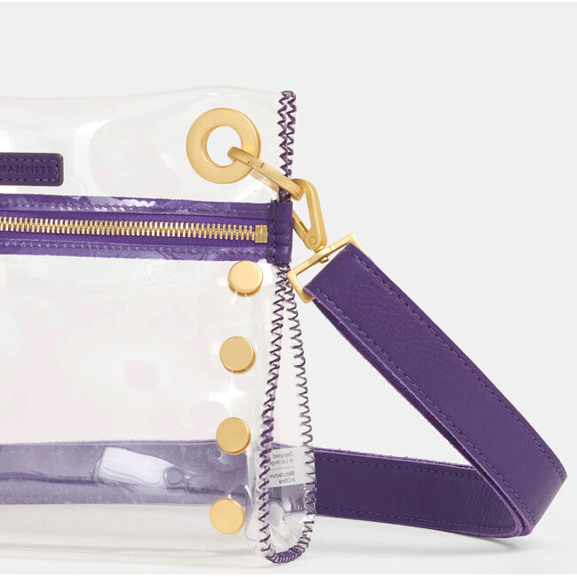 Hammitt Tony Sml Clear-Game Day Purple