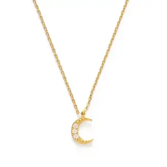 Amano Studio Crescent Moon Charm Necklace