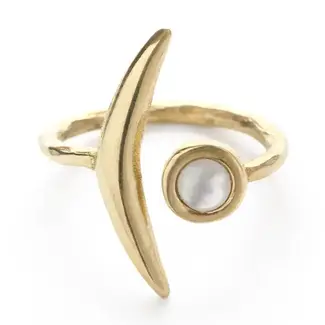 Amano Studio Waning Crescent Ring