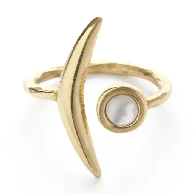 Amano Studio Waning Crescent Ring