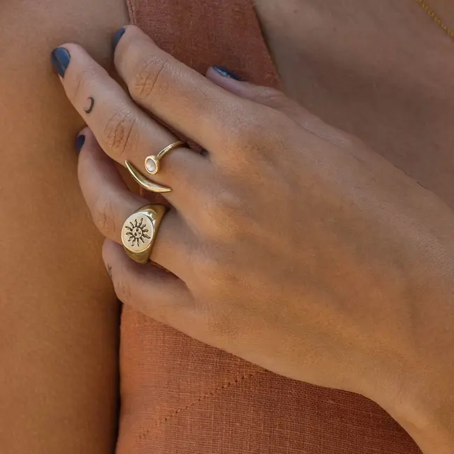 Amano Studio Waning Crescent Ring