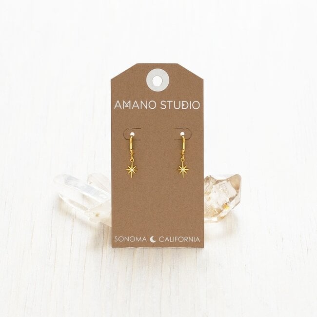 Amano Studio Starlight Huggie Hoop Earrings