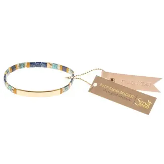 Scout Good Karma  Strength & Grace -Silver Indigo/Gold-