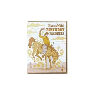 Noteworthy Paper and Press Birthday Pardner Card