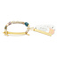 Scout Hidden Message Bracelet - F♥Cking Great/Blue Apatite/Gold