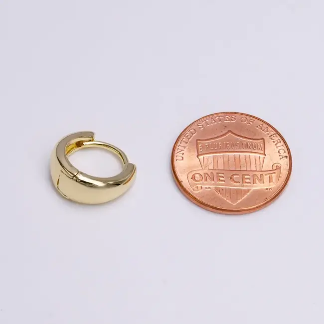 Extra Small Tapered Huggie - GF