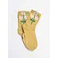 Tiepology Retro Bloom Socks- Mustard