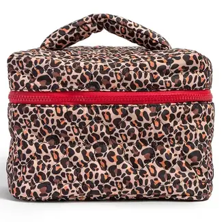 Living Royal Cosmetic Travel Case- Cheetah Print