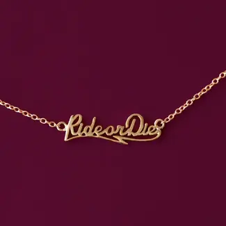 Sunshine Studios Ride or Die Necklace