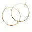 Amano Studio Japanese Seed Bead Hoop- Champagne