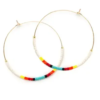 Amano Studio Japanese Seed Bead Hoop- New Mexico