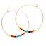 Amano Studio Japanese Seed Bead Hoop- New Mexico