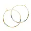 Sunshine Studios Japanese Seed Bead Hoops- Sky