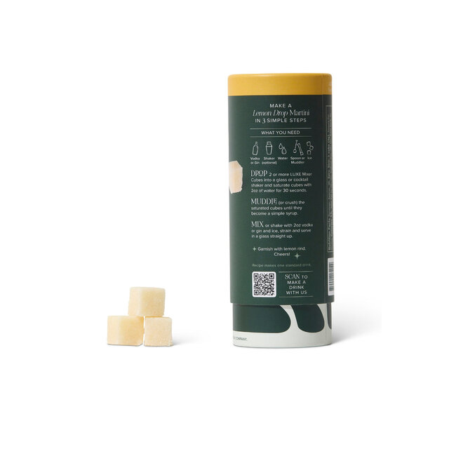 TEASPRESSA | LUXE Mixer Cube Cocktail Mixer- Lemon Drop Martini