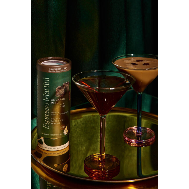 TEASPRESSA | LUXE Mixer Cube Cocktail Mixer- Espresso Martini