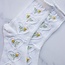 Tiepology Vintage Rose & Heart Socks- White