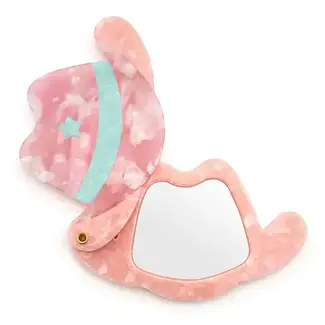 Living Royal Swing-Hinge Folding Mirror- Cowgirl Hat