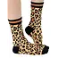 Living Royal Women's Bamboo Crew Socks - Cheetah Print