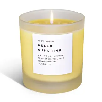 Slow North Hello Sunshine Candle