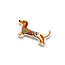 Living Royal Ceramic Trinket & Jewelry Tray- Dachshund Puppy Dog