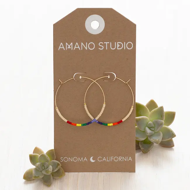 Amano Studio Japanese Seed Bead Hoop- New Mexico