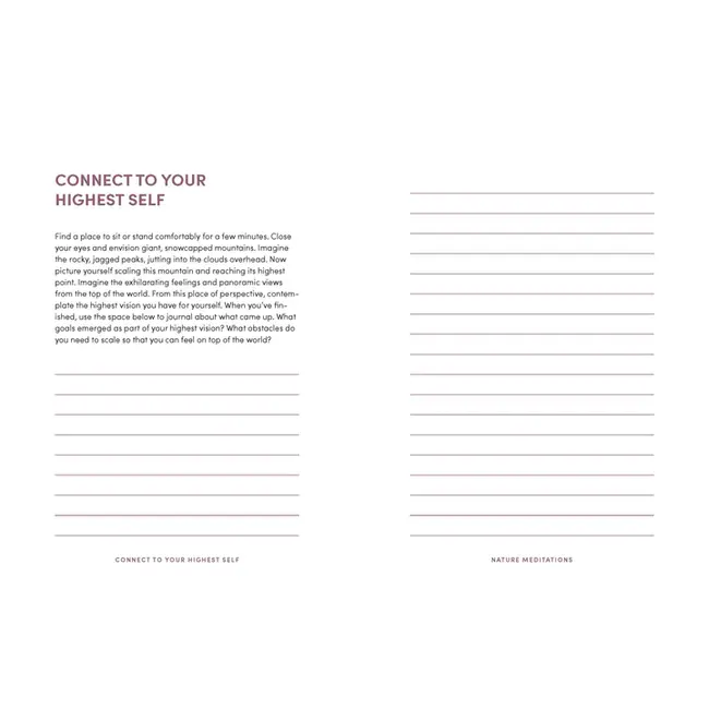 Chronicle Books Nature Meditations Journal