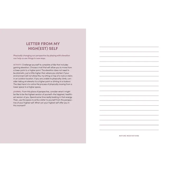 Chronicle Books Nature Meditations Journal