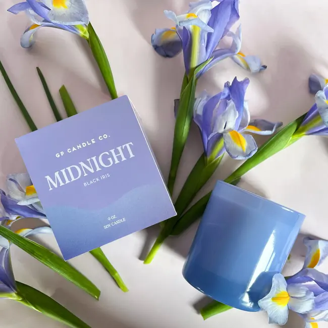 GP Candle Co. Midnight Hue Candle- Black Iris