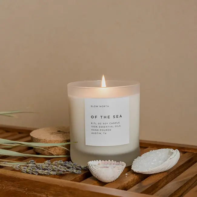 Slow North Of the Sea Candle