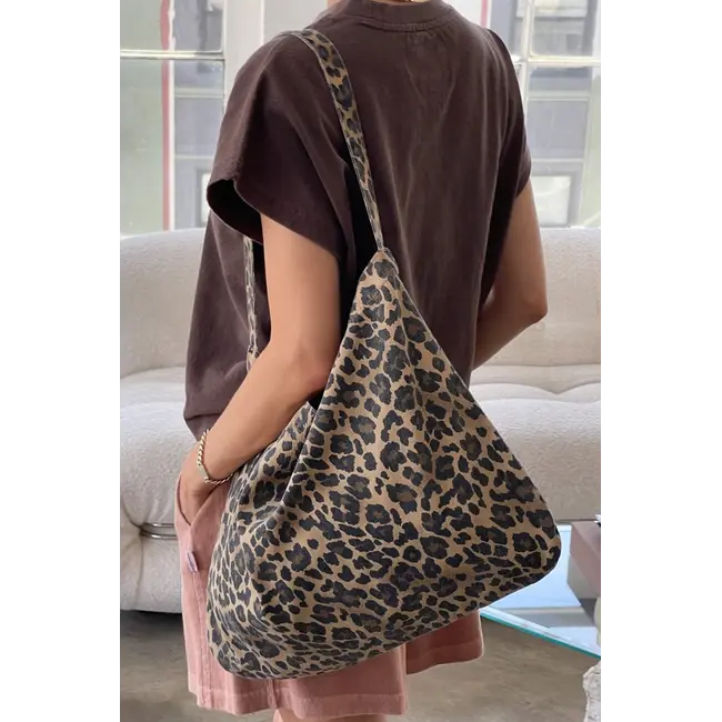 Le Bon Shoppe Happy Carry Bag- Leopard