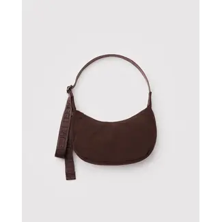 Baggu Small Nylon Crescent Bag - Coffee