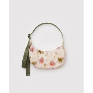 Baggu Small Nylon Crescent Bag - Abstract Floral