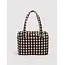 Baggu Small Cloud Carry-On - Blurred Gingham Brown