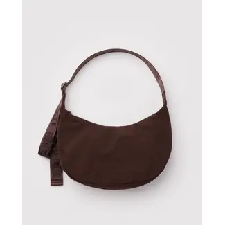 Baggu Medium Nylon Crescent Bag - Coffee