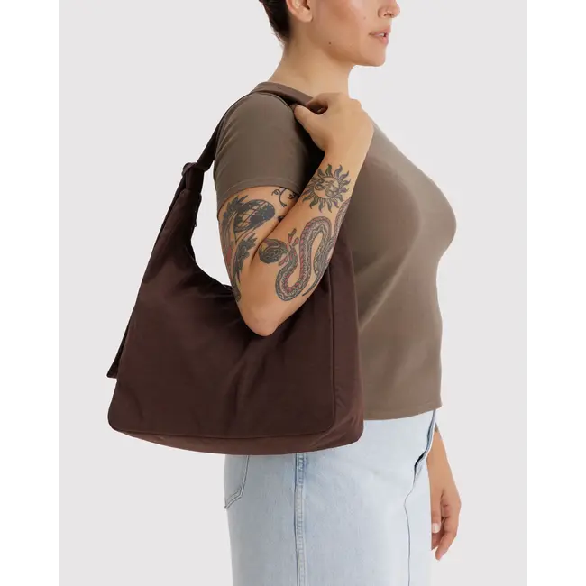 Baggu Nylon Shoulder Bag - Coffee
