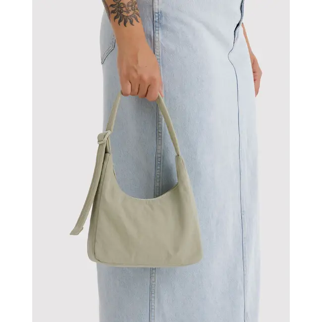 Baggu Mini Nylon Shoulder Bag - Celadon
