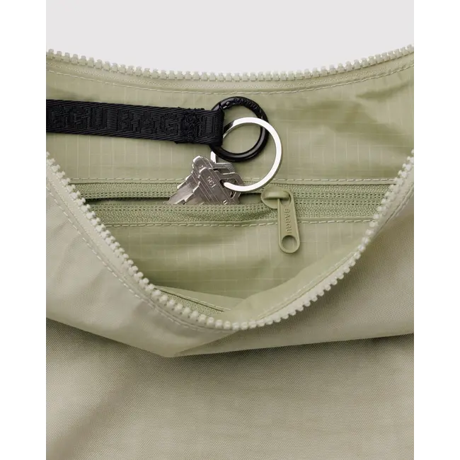 Baggu Medium Nylon Crescent Bag - Celadon
