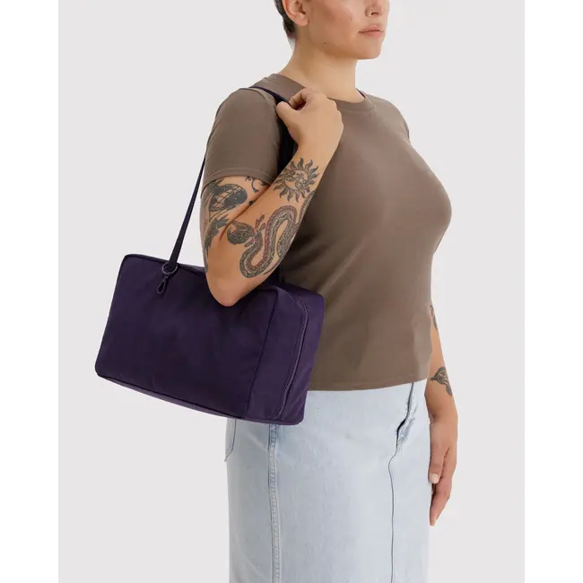 Baggu Medium Nylon Bowler Bag - Fig