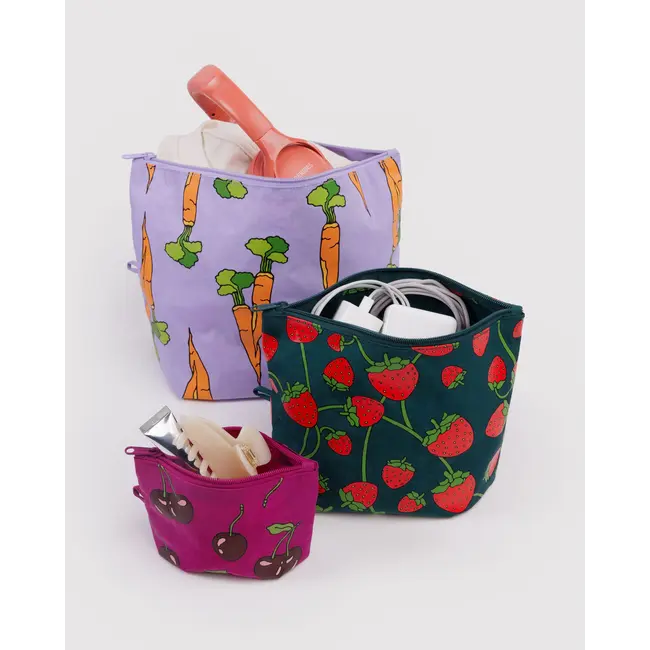Baggu Go Pouch Set - Carrots & Berries