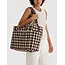 Baggu Cloud Carry-on - Blurred Gingham Brown