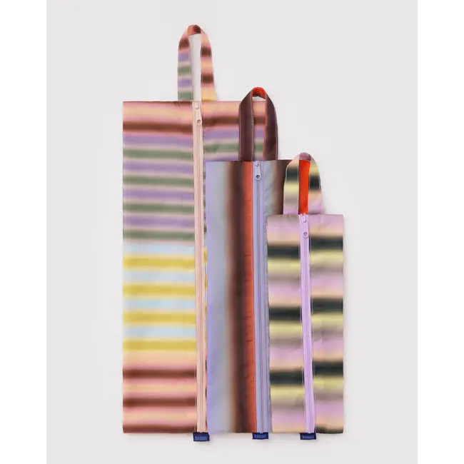 Baggu 3D Zip Set - Gradient Stripes