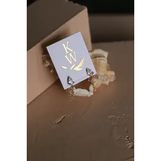 Katie Waltman Eloise Chain Wrap Earrings