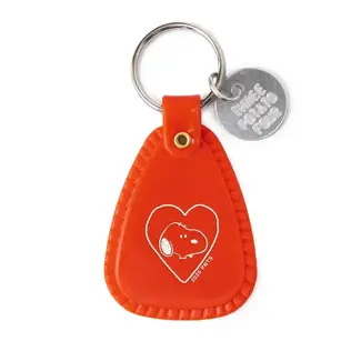 Three Potato Four Saddle Keychain- Snoopy Heart
