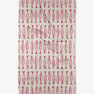 Geometry Tea Towel- Sardine Stripes