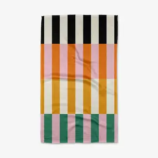 Geometry Tea Towel- Stacked Stripes