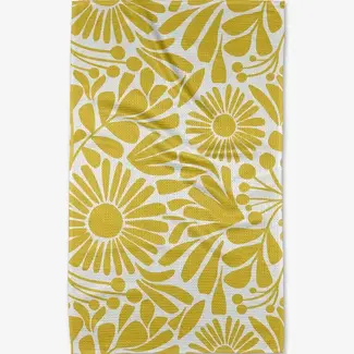 Geometry Tea Towel- Sunlit Blooms