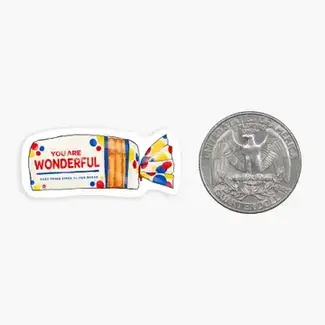 Nice Enough Stickers Mini Sticker- You Are Wonderful