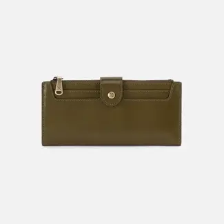 Hobo Dunn Continental Wallet- Olive Veil